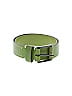 Robert Graham Green Leather Belt Size 32 waist - photo 1