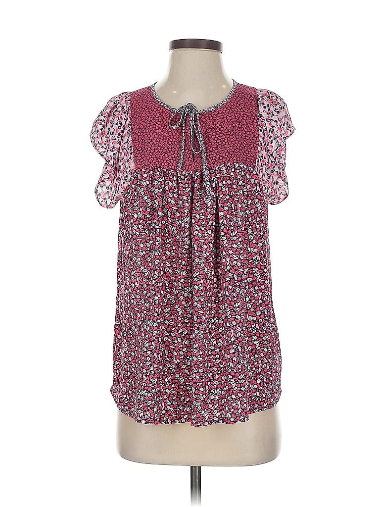 Click to view more detailed imagery on our partner's website Pre-owned Gap Short Sleeve Blouse In Red