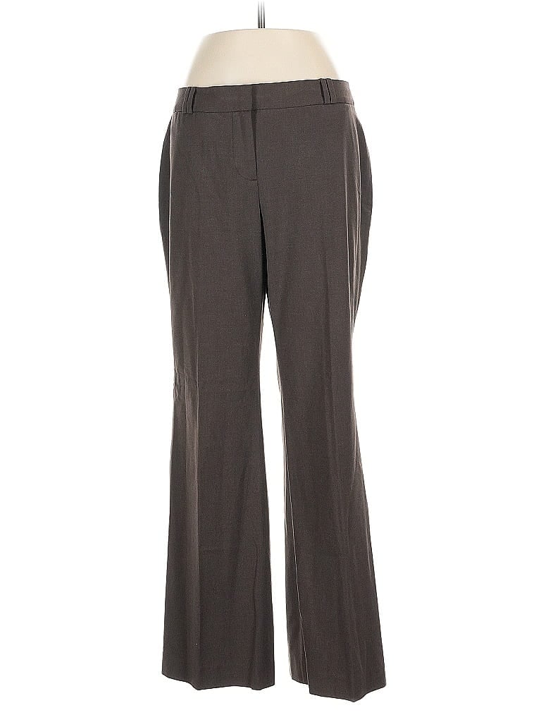 Pre-owned Ann Taylor Loft Dress Pants In Gray