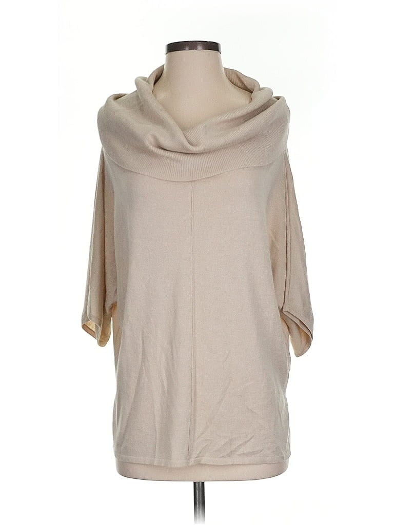 Pre-owned Lola And Sophie Silk Pullover Sweater In Brown