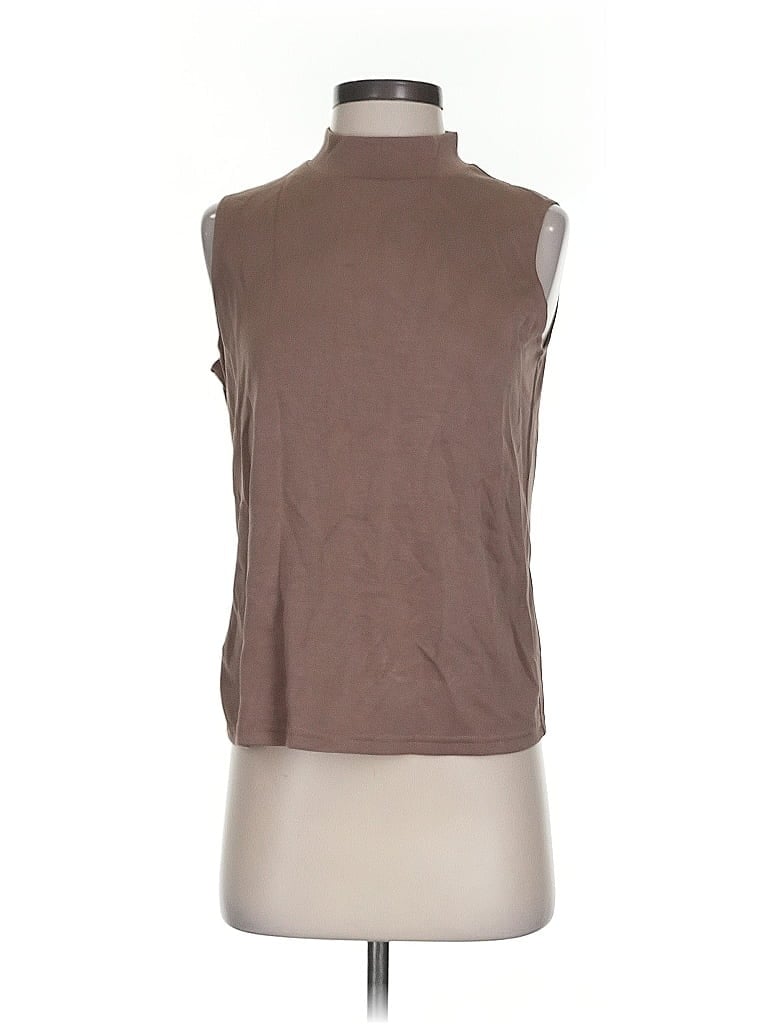 Pre-owned Sampeel Sleeveless T-shirt In Brown