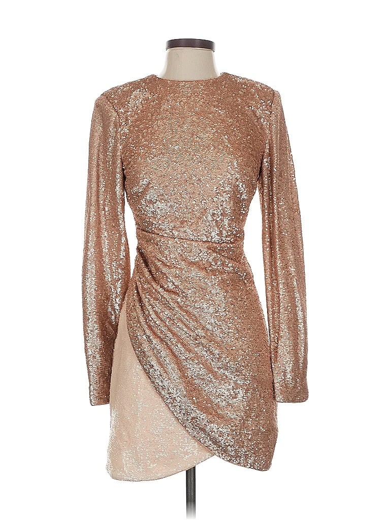 Pre-owned Keepsake Cocktail Dress In Gold