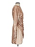 Keepsake 100% Polyester Metallic Gold Cocktail Dress Size 0 - 2 - photo 4