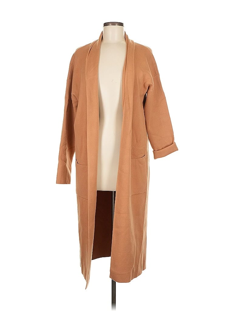 Pre-owned Unbranded Cardigan Sweater In Brown