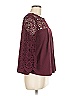 Eri + Ali Burgundy 3/4 Sleeve Blouse Size M - photo 4
