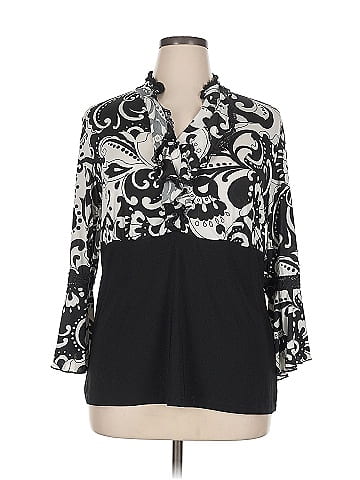 New Directions 3/4 Sleeve Blouse (view 1)