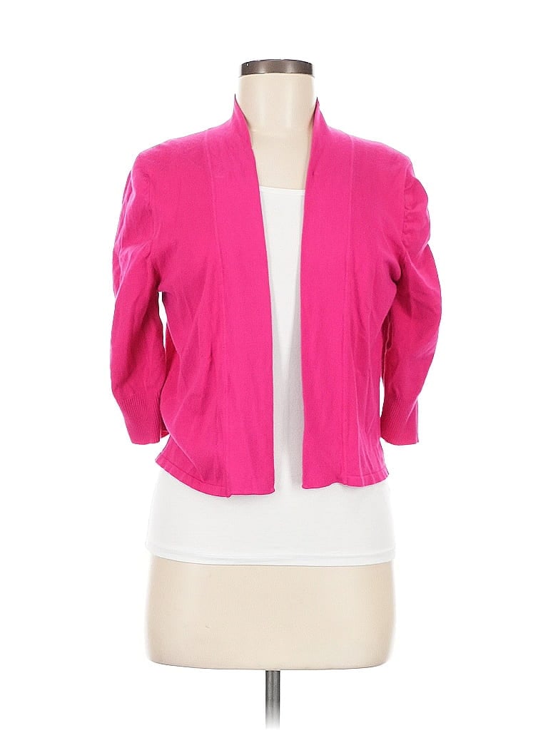 Pre-owned Neiman Marcus Cardigan Sweater In Pink