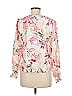 Chico's 100% Cotton Pink Long Sleeve Blouse Size Med (1) - photo 2