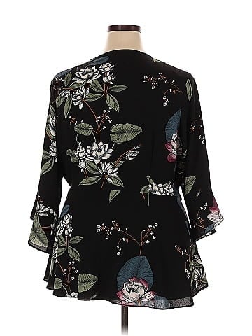 City Chic 3/4 Sleeve Blouse (view 2)