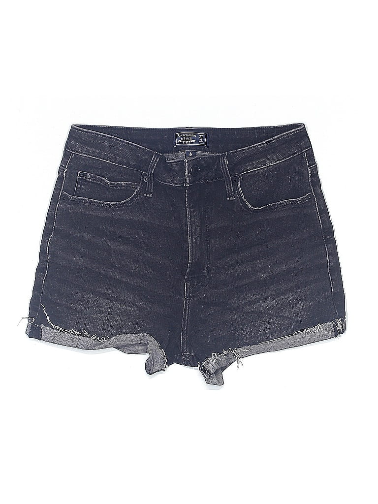 ABERCROMBIE & FITCH Pre-owned Denim Shorts In Blue
