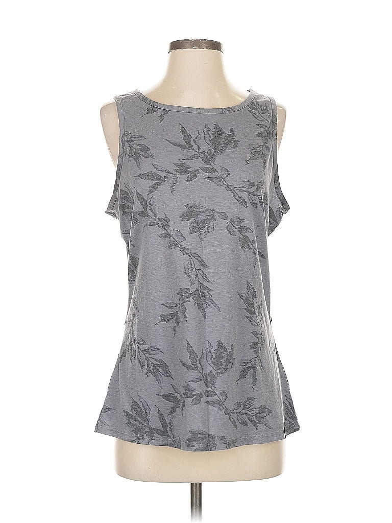 Pre-owned Assorted Brands Tank Top Blue Scoop Neck Tops