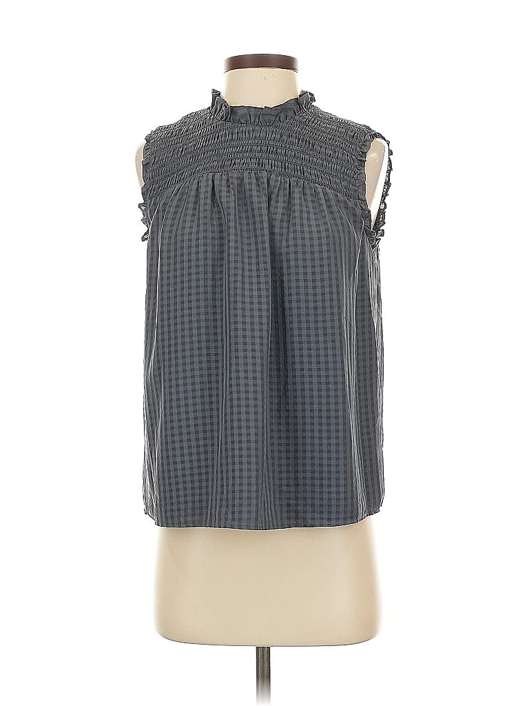 ANN TAYLOR Pre-owned Sleeveless Blouse In Gray