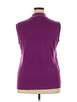DANA BUCHMAN トップス Women's Dana Buchman Printed Splitneck Top