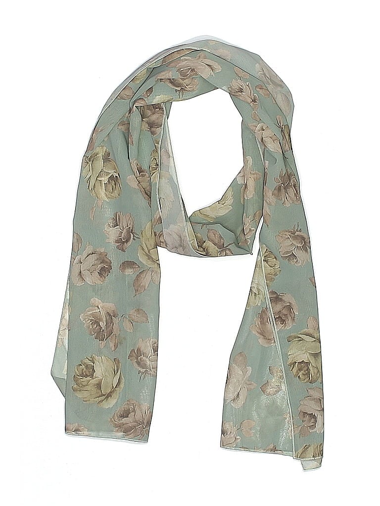 Pre-owned Unbranded Scarf In Green