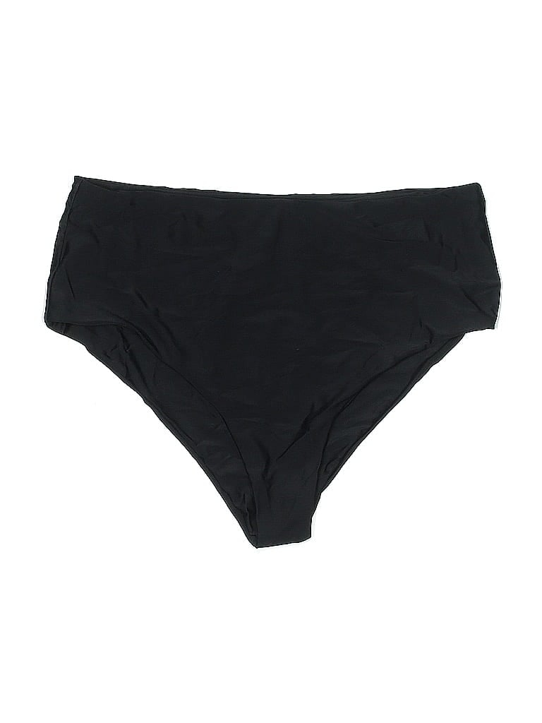 Pre-owned Zaful Swimsuit Bottoms In Black