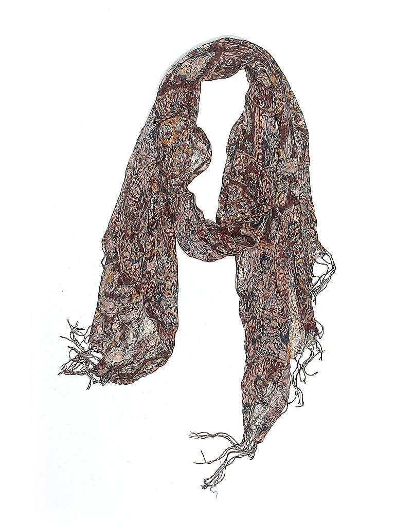 UNBRANDED Pre-owned Scarf In Brown