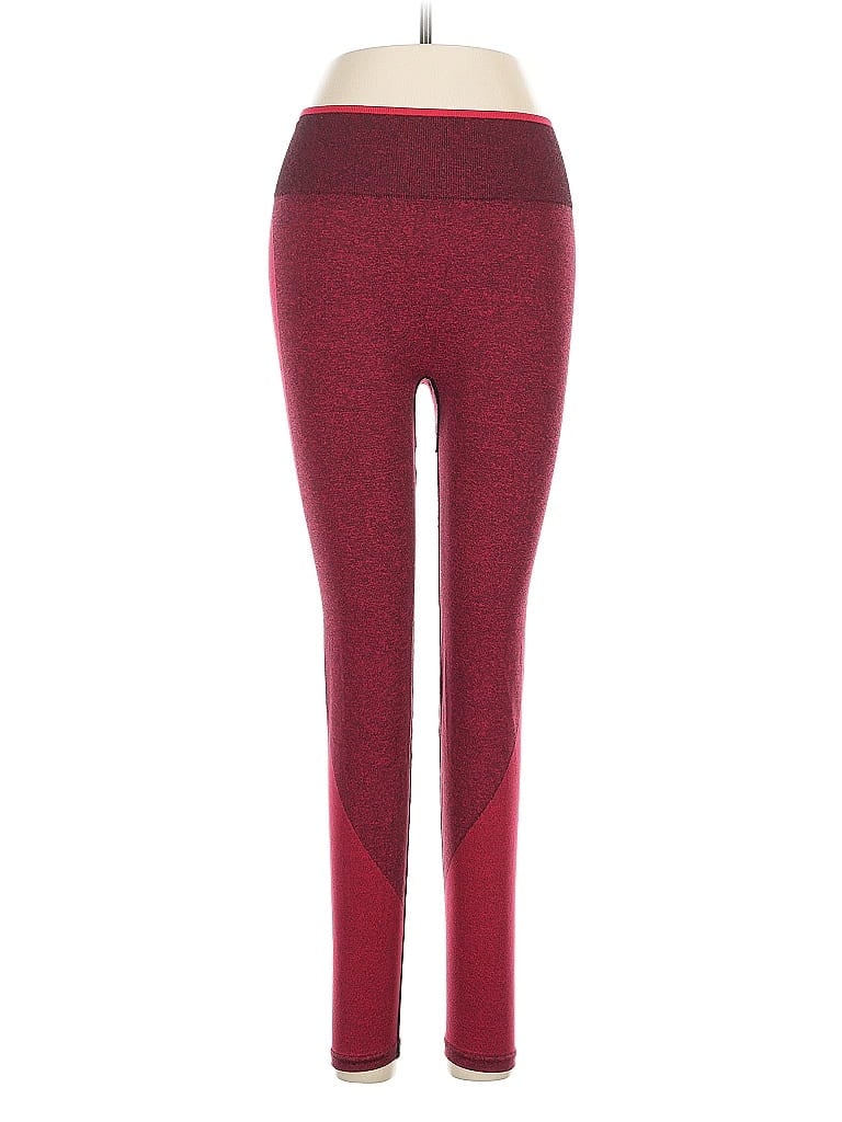 Pre-owned Victoria's Secret Pink Yoga Pants In Red