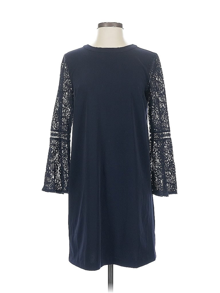 Pre-owned Ann Taylor Loft Casual Dress In Blue