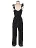 Madewell 100% Viscose Polka Dots Black Jumpsuit Size 0 - photo 2