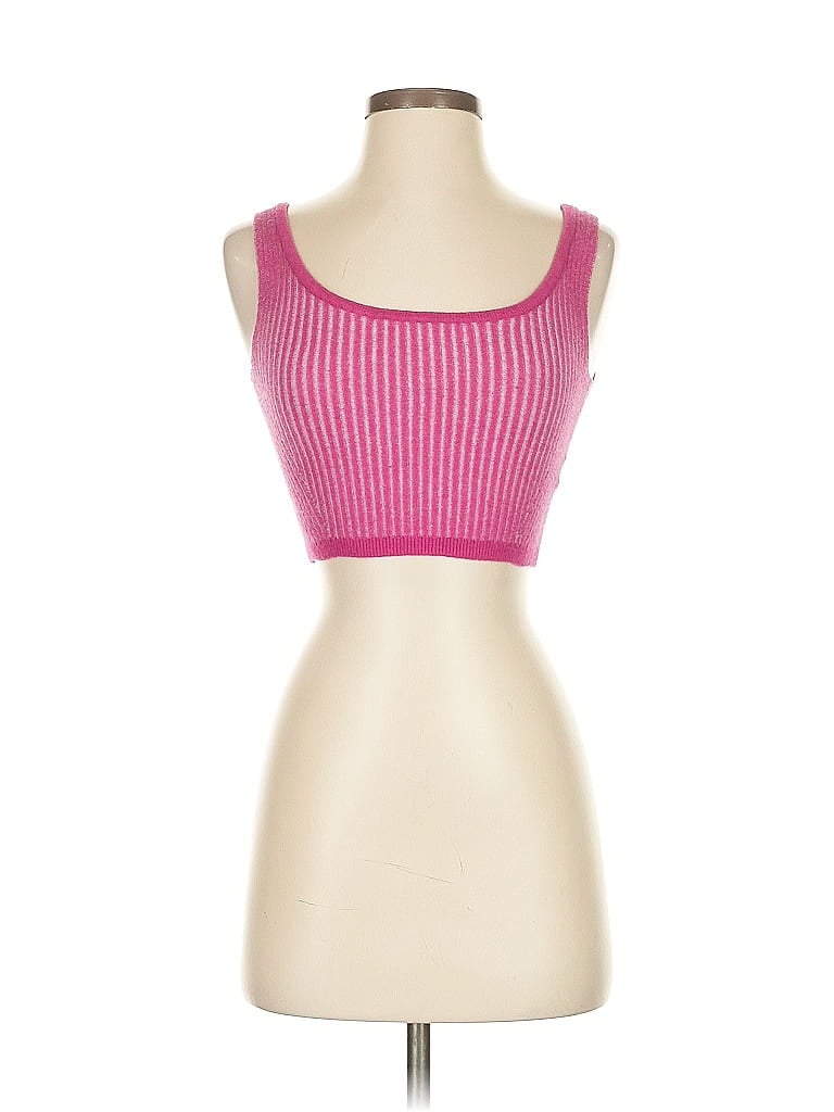 Pre-owned Wild Fable Sleeveless Top Pink Sweetheart Neckline Tops