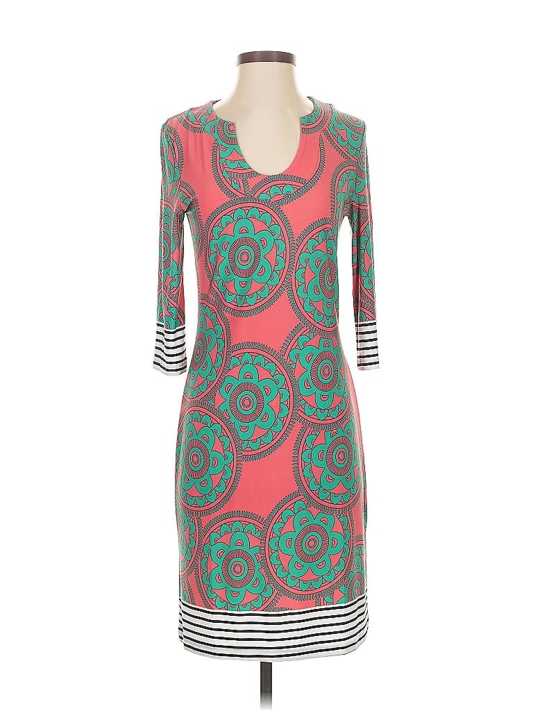 Pre-owned Tracy Negoshian Casual Dress In Green