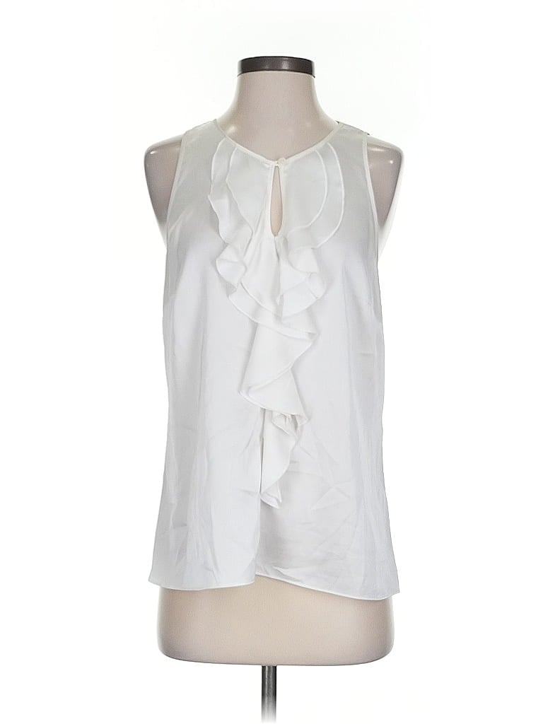 CALVIN KLEIN Pre-owned Sleeveless Blouse In White