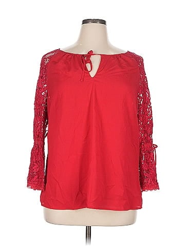 7th Avenue Design Studio New York & Company 3/4 Sleeve Blouse (view 1)