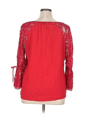 7th Avenue Design Studio New York & Company 3/4 Sleeve Blouse (view 2)