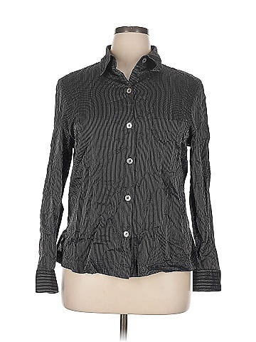 Linda Allard Ellen Tracy Long Sleeve Button-Down Shirt (view 1)