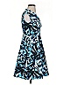 Vince Camuto Print Blue Cocktail Dress Size 2 - photo 4