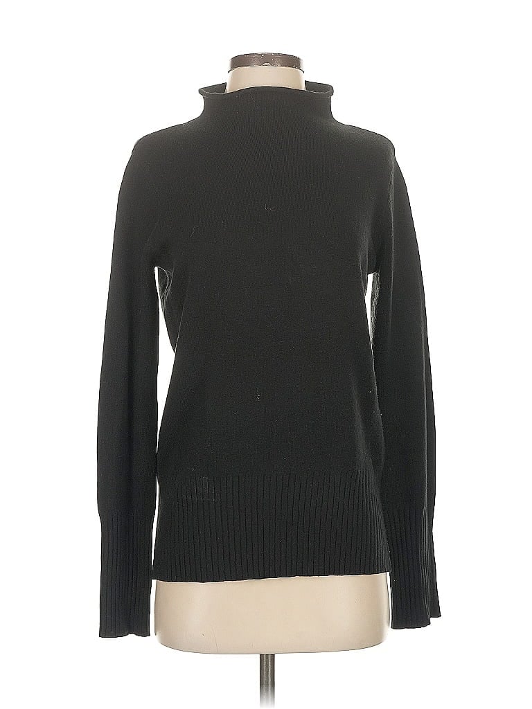 Pre-owned French Connection Turtleneck Sweater In Black