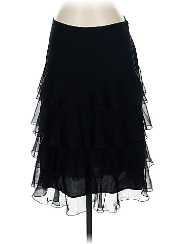 BCBGMAXAZRIA Silk Skirt (view 1)