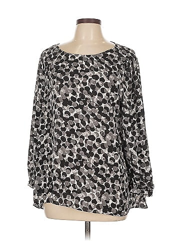 IMNYC Isaac Mizrahi Long Sleeve Blouse (view 1)