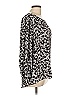 IMNYC Isaac Mizrahi Silver Long Sleeve Blouse Size L - photo 4