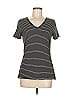 Amazon Essentials Stripes Black Short Sleeve T-Shirt Size M - photo 1