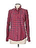 J.Crew Plaid Red Long Sleeve Button-Down Shirt Size 6 - photo 1