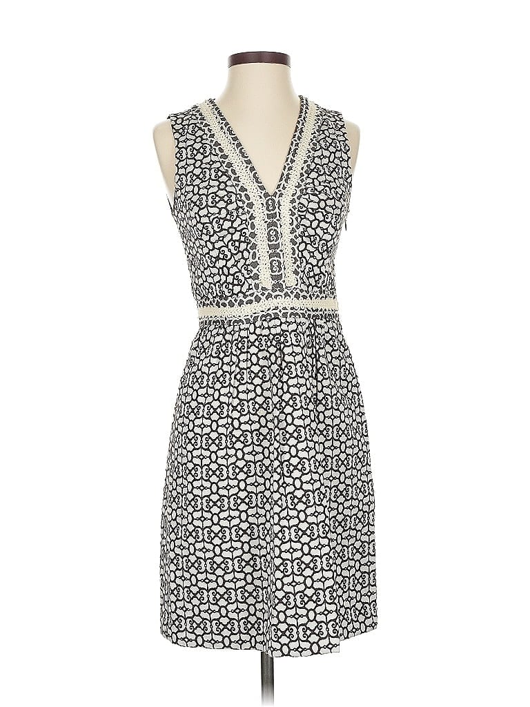 Pre-owned An Original Milly Of New York Casual Dress In White