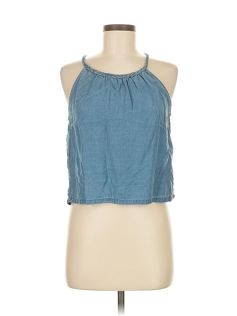 Pre-owned J By Joie Sleeveless Blouse In Blue