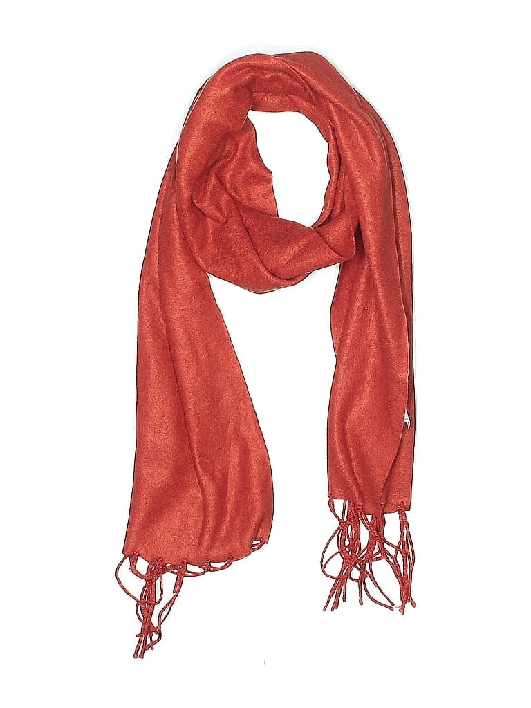 Pre-owned Unbranded Scarf In Orange