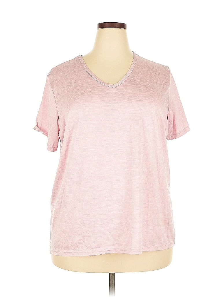 Pre-owned Real Essentials Short Sleeve T-shirt In Pink