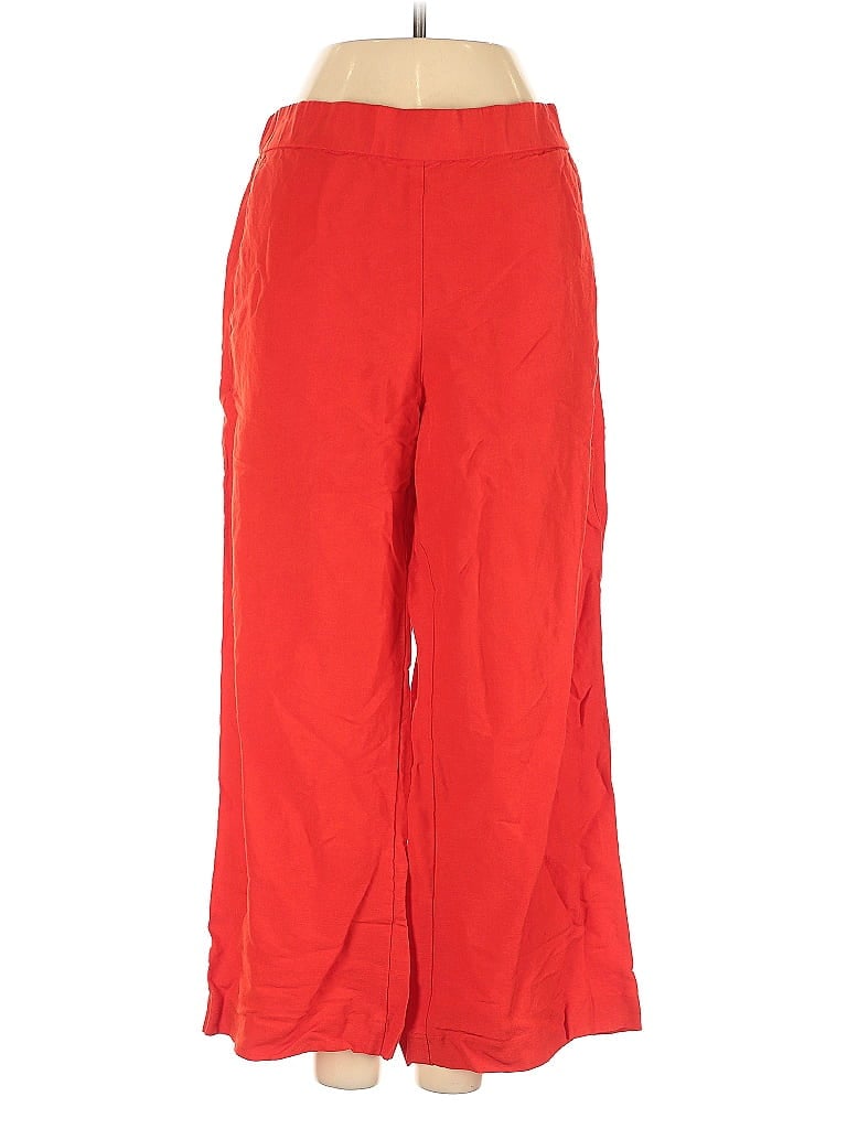 ANN TAYLOR Pre-owned Linen Pants In Red