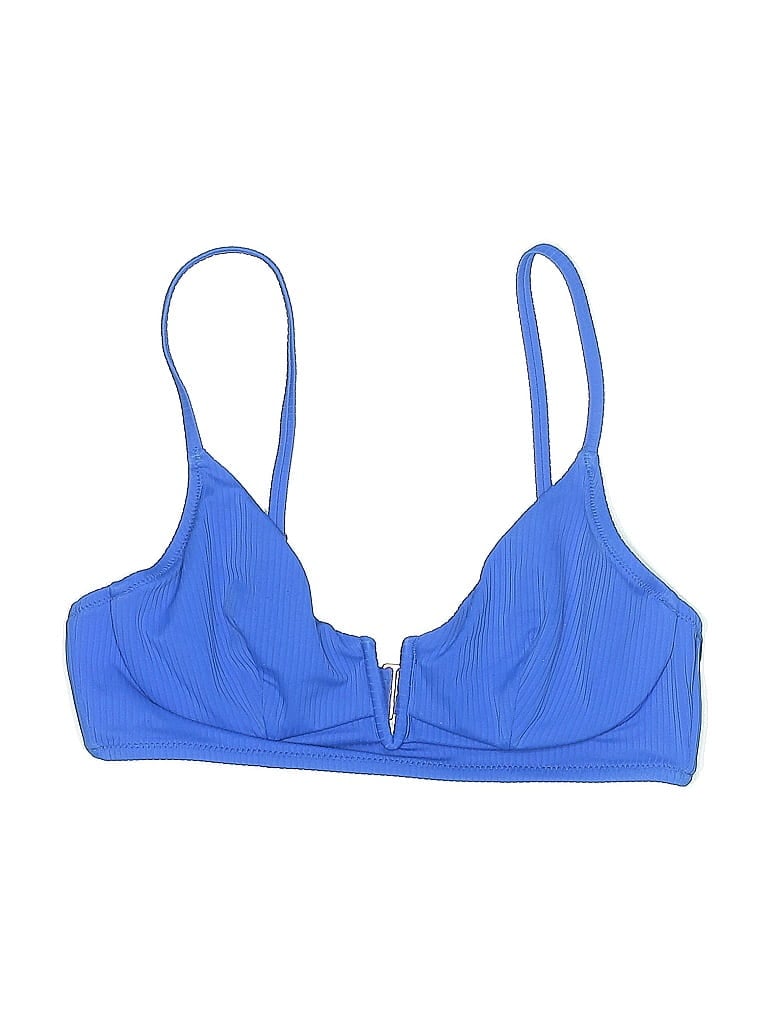 UNBRANDED Pre-owned Swimsuit Top Blue Swimwear