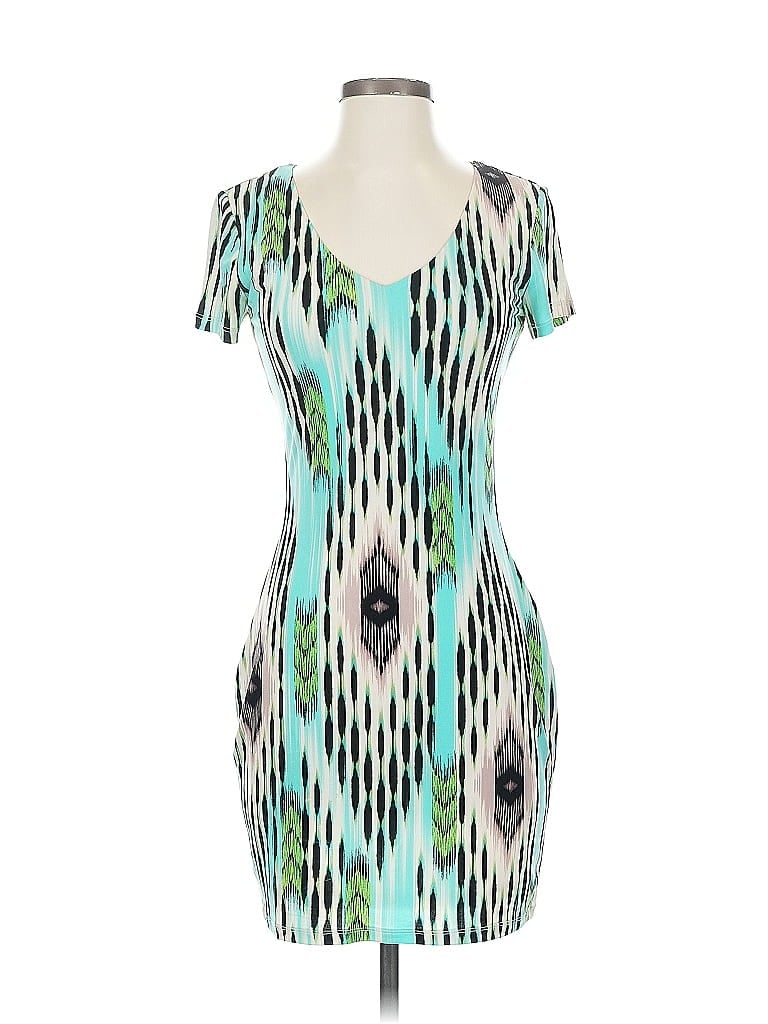 JENNIFER LOPEZ Pre-owned Casual Dress In Blue