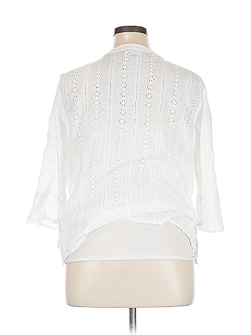 Alfred Dunner 3/4 Sleeve Button-Down Shirt (view 2)