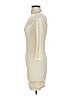 Bebe Solid Ivory Cocktail Dress Size S - photo 5