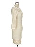 Bebe Solid Ivory Cocktail Dress Size S - photo 4