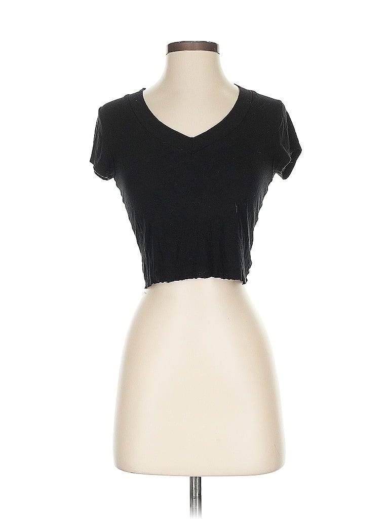 Pre-owned Mossimo Short Sleeve T-shirt In Black