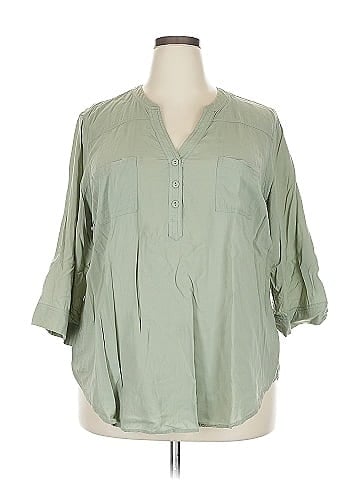 Philosophy Republic Clothing 3/4 Sleeve Blouse (view 1)