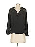 Ann Taylor LOFT 100% Polyester Black 3/4 Sleeve Blouse Size XS - photo 1