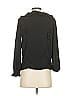 Ann Taylor LOFT 100% Polyester Black 3/4 Sleeve Blouse Size XS - photo 2